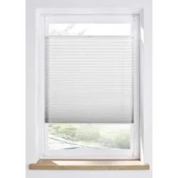 bonprix Plissee ohne Bohrenweiß 4 (H/B: 130/80 cm)false