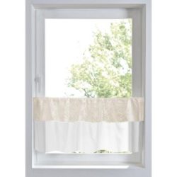 bonprix Scheibengardine aus Bio-Baumwollebeige 3 (H/B: 45/90 cm)false