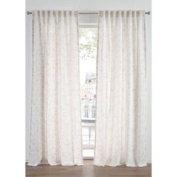 bonprix Halbtransparente Gardinen aus recyceltem Polyester, auch in extra lang (2er Pack)beige 6 (H/B: 300/135 cm)false