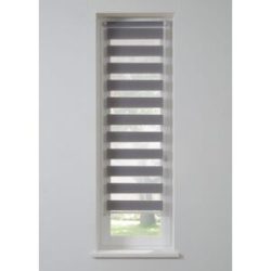 bonprix Doppelrollo in schmalen Breitengrau 5 (H/B: 210/80 cm)false