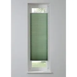 bonprix Plissee Uni in schmalen Breitengrün 3 (H/B: 130/45 cm)false