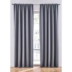 bonprix Abdunkelnder Vorhang, auch in extra lang (1er Pack)grau 4 (H/B: 245/130 cm)false