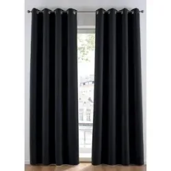 bonprix Abdunkelnder Vorhang, in vielen Größen (1er Pack)schwarz 5 (H/B: 145/270 cm)false
