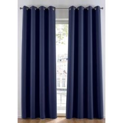 bonprix Abdunkelnder Vorhang, in vielen Größen (1er Pack)blau 5 (H/B: 145/270 cm)false