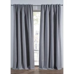 bonprix Thermo Verdunkelungsvorhang mit gleichfarbiger Rückseite (1er Pack)grau 3 (H/B: 225/130 cm)false