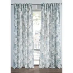 bonprix Vorhang mit Struktur (1er Pack)blau 4 (H/B: 245/135 cm)false