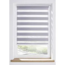 bonprix Schnurloses Doppelrollograu 1 (H/B: 130/45 cm)false