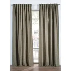 bonprix Jacquard Vorhang (1er Pack)grün 4 (H/B: 245/140 cm)false