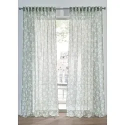 bonprix Gardine mit feiner Struktur (1er Pack)grün 3 (H/B: 225/140 cm)false