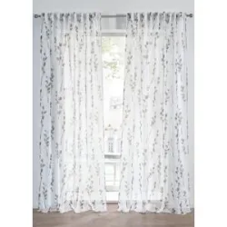 bonprix Gardine mit feiner Struktur, auch in extra lang (1er Pack)beige 6 (H/B: 300/140 cm)false