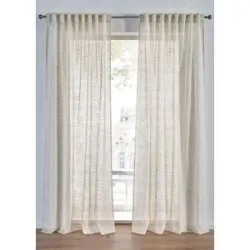 bonprix Jacquard Vorhang mit Struktur, auch in extra lang (1er Pack)beige 2 (H/B: 175/135 cm)false