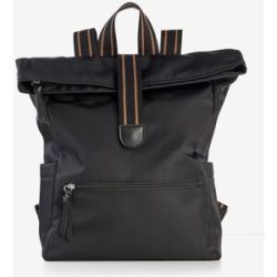 bonprix Rucksack mit Kontrastdetailsschwarz 0Damen