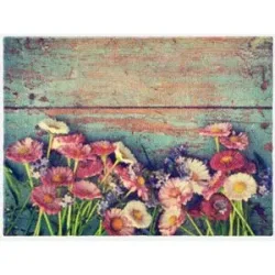 bonprix Fußmatte mit floralem Designpink 1 (38/59 cm)false