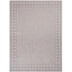 bonprix In- und Outdoor Teppich mit umlaufender Bordüregrau 3 (140/200 cm)false