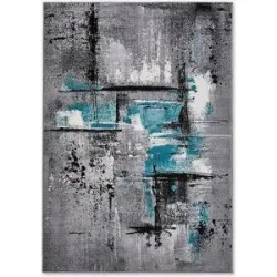 bonprix Teppich mit malerischem Motivgrau 6 (190/280 cm)false
