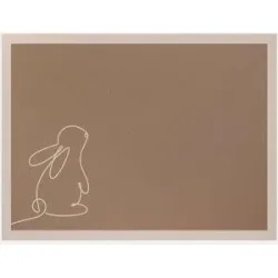 bonprix Waschbare Fußmatte mit österlichem Designbraun 1 (38/59 cm)false