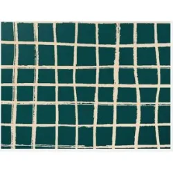 bonprix Waschbare Fußmatte mit graphischem Designpetrol 3 (90/120 cm)false