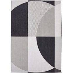 bonprix In-und Outdoor Teppich mit graphischer Musterunggrau 1 (60/110 cm)false