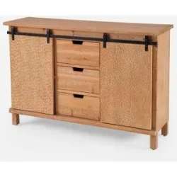 bonprix Sideboard mit Schiebetürenbeige false