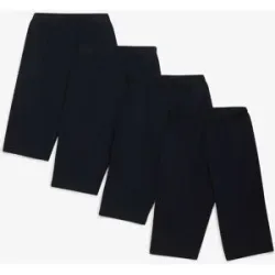 bonprix Radlerhose aus elastischem Bio-Baumwoll-Mix (4er Pack)schwarz 170Mädchen