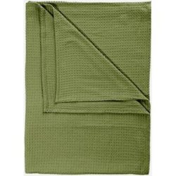 bonprix Waffelpique-Überwurfgrün 1 (Plaid 128/170 cm)false