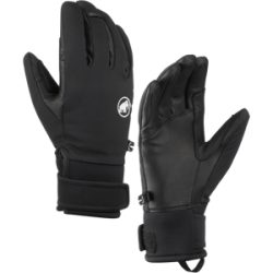 Mammut Warme, atmungsaktive Windstopper-Skitourenhandschuhe Astro Guide SO Glove Schwarz 9