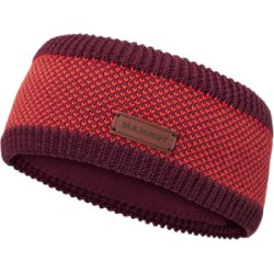 Mammut Wärmendes Strickstirnband mit Fleecefutter Snow Headband Rot one size