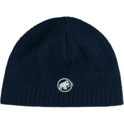 Mammut Feinmaschige Strickmütze mit Fleecefutter Sublime Beanie Blau one size