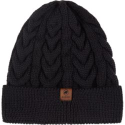 Mammut Mütze aus gemütlichem Woll-Mix Valbella Beanie Schwarz one size