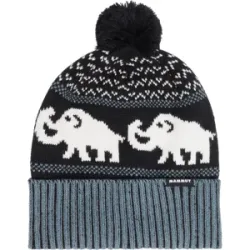 Mammut Beanie in Retro-Optik Retro Beanie Schwarz one size