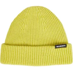 Mammut Vielseitige Strickmütze Waymarker Beanie Gelb one size