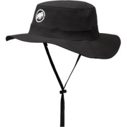 Mammut Wanderhut mit breiter Krempe und Kordelzug Runbold Hat Schwarz S