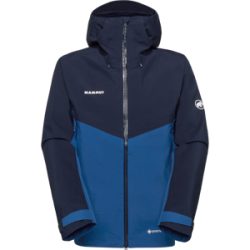Mammut Nachhaltige 3-Lagen-Hardshelljacke Crater IV HS Hooded Jacket Men Blau L