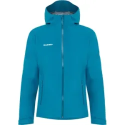 Mammut Leichte, elastische Hardshelljacke zum Wandern Linard Guide HS Hooded Jacket Men Grün S