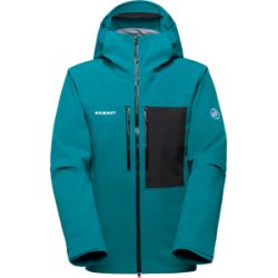 Mammut All-Mountain-Hardshellskijacke Stoney HS Hooded Jacket Men Grün XXL