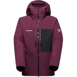 Mammut All-Mountain-Hardshellskijacke Stoney HS Hooded Jacket Men Rot XL