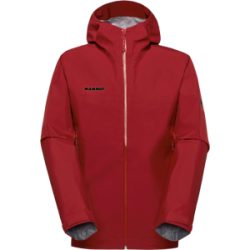 Mammut Funktionelle 3-lagige GORE-TEX Wanderjacke Crater Light HS Hooded Jacket Men Rot S