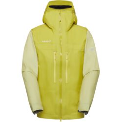 Mammut Ultraleichte, kompakte Hardshelljacke für die Berge Taiss Light HS Hooded Jacket Men Gelb S