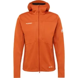 Mammut Vielseitig einsetzbare Softshelljacke für jede Saison Ultimate VIII SO Hooded Jacket Men Brown S