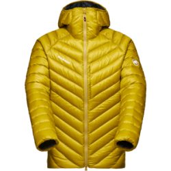Mammut Funktionale Performance-Daunenjacke für das ganze Jahr Broad Peak IN Hooded Jacket Men Grün L