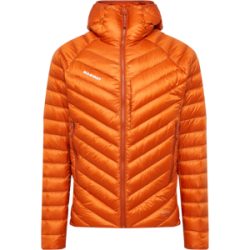 Mammut Funktionale Performance-Daunenjacke für das ganze Jahr Broad Peak IN Hooded Jacket Men Brown M