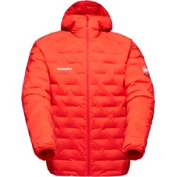 Mammut Isolationsjacke aus 100 % recycelten Materialien Sender IN Hooded Jacket Men Rot M