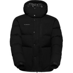 Mammut Wasserabweisende Daunenjacke in traditioneller Alpin-Optik Roseg 2.0 IN Hooded Jacket Men Schwarz XXL