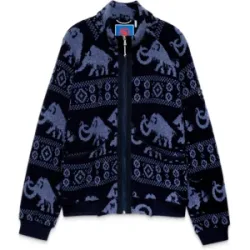 Mammut Fleecejacke aus Merinowolle im Vintage-Stil x Cabourn Direttissima Wool ML Jacket Schwarz S