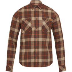 Mammut Weiches, leichtes Flanellhemd zum Wohlfühlen Alvra Longsleeve Shirt Men Brown M