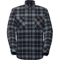 Mammut Weiches, leichtes Flanellhemd zum Wohlfühlen Alvra Longsleeve Shirt Men Schwarz XL