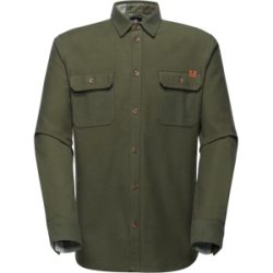 Mammut Flanell-Overshirt aus organischer Baumwolle Tamaro Overshirt Men Grün M
