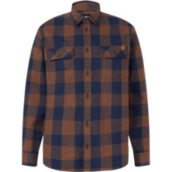 Mammut Robustes Flanellhemd aus Hanf Tamaro Longsleeve Shirt Men Brown XL