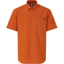 Mammut Klassisches Wanderhemd mit kurzen Ärmeln Lenni Shirt Men Brown XL
