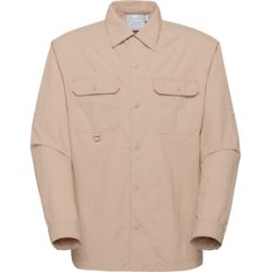 Mammut Multifunktionales strapazierfähiges Langarmhemd Highland Longsleeve Shirt Men Beige S